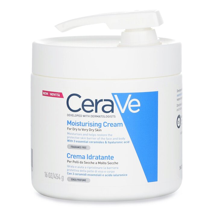 CeraVe CERAVE - 長效滋潤修復霜 乾性至極乾性皮膚(有泵)