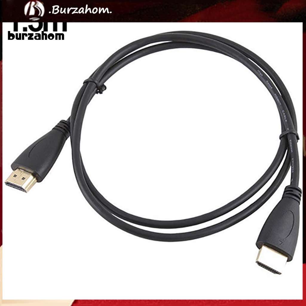 Bur_ 1M/1.5M/2M/3M/5M 高速 V1.4 1080P 公對公 HDMI 兼容連接線