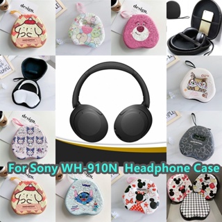 現貨! 適用於索尼 WH-XB910N 耳機套卡通可愛叮噹貓適用於索尼 WH-XB910N 耳機耳墊收納包外殼盒