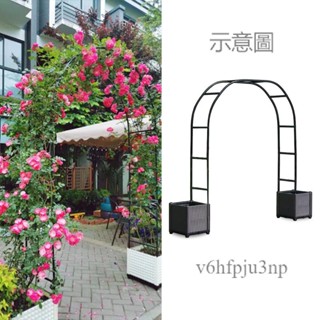 💗免運開發票💗植物爬藤架 拱門 拱門花架 植物攀爬架 拱門花架 種植箱爬藤架 拱門花藝戶外庭院花柱薔薇月季拱形架子葡萄架