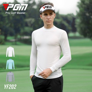 PGM 高爾夫服裝 男士長袖T恤 夏季打底衫 冰絲衣服 YF202