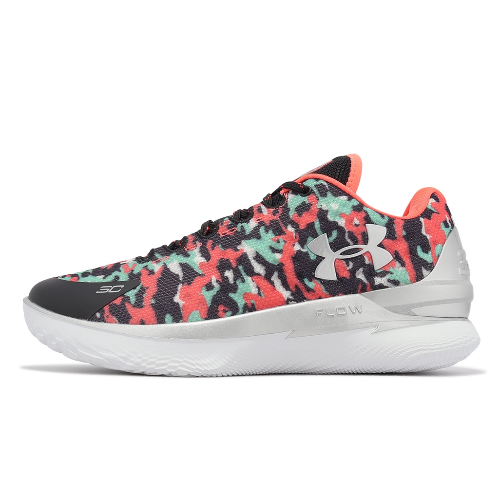 Under Armour 籃球鞋 Curry 1 Low Flotro 橘黑綠 迷彩 男鞋 ACS 3025632001