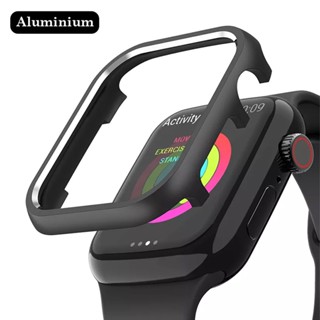 鋁蓋保護殼全保險槓框架兼容 Apple Watch Ultra 49mm 41mm 45mm IWatch Series