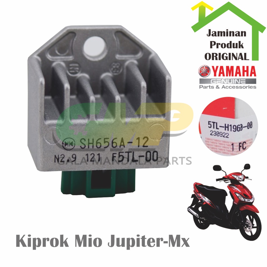 山葉 雅馬哈穩壓器 Kiprok Mio Jupiter-MX 整流器插座原裝 YGP