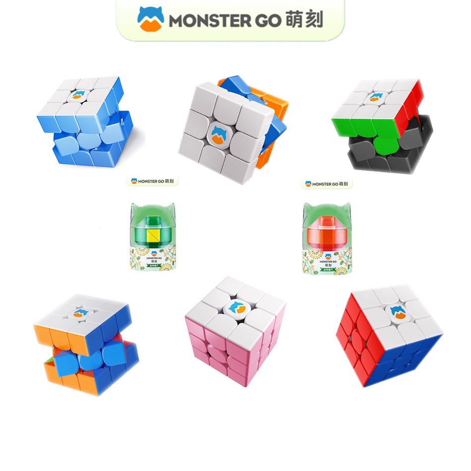 Gan 356 3X3 Monster Go MG系列魔方磁力魔方速度魔方迷你益智兒童益智玩具成人抗壓