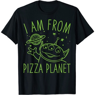熱銷迪士尼皮克斯玩具總動員霓虹綠外星人披薩星球 T 恤 T 恤 960593