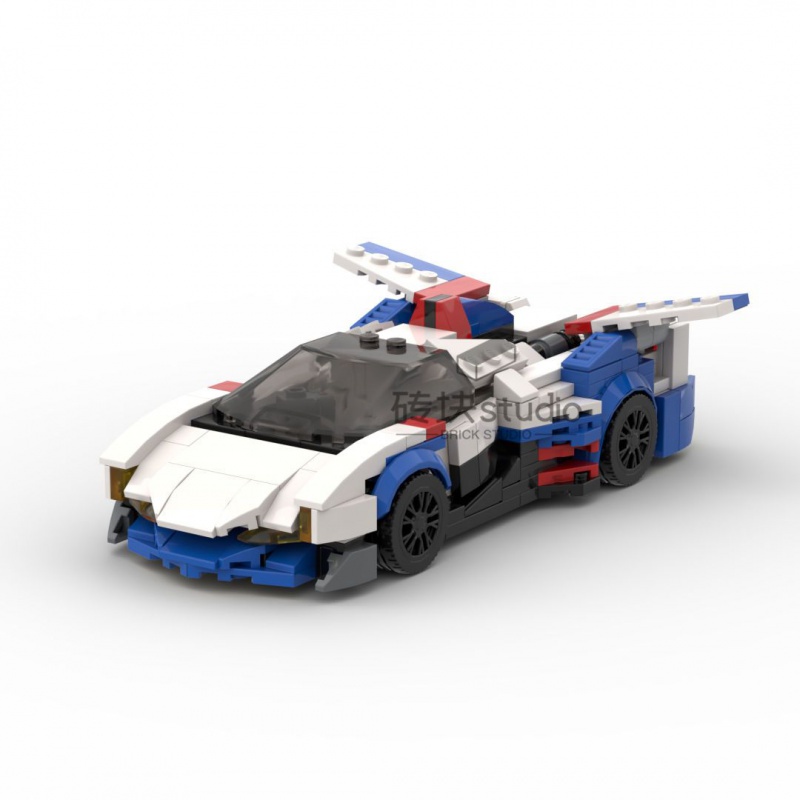 【現貨】moc speed系列 8格阿斯拉達GSX方程式 男孩積木拼搭 賽車積木 閃電霹靂車 跑車積木 積木車