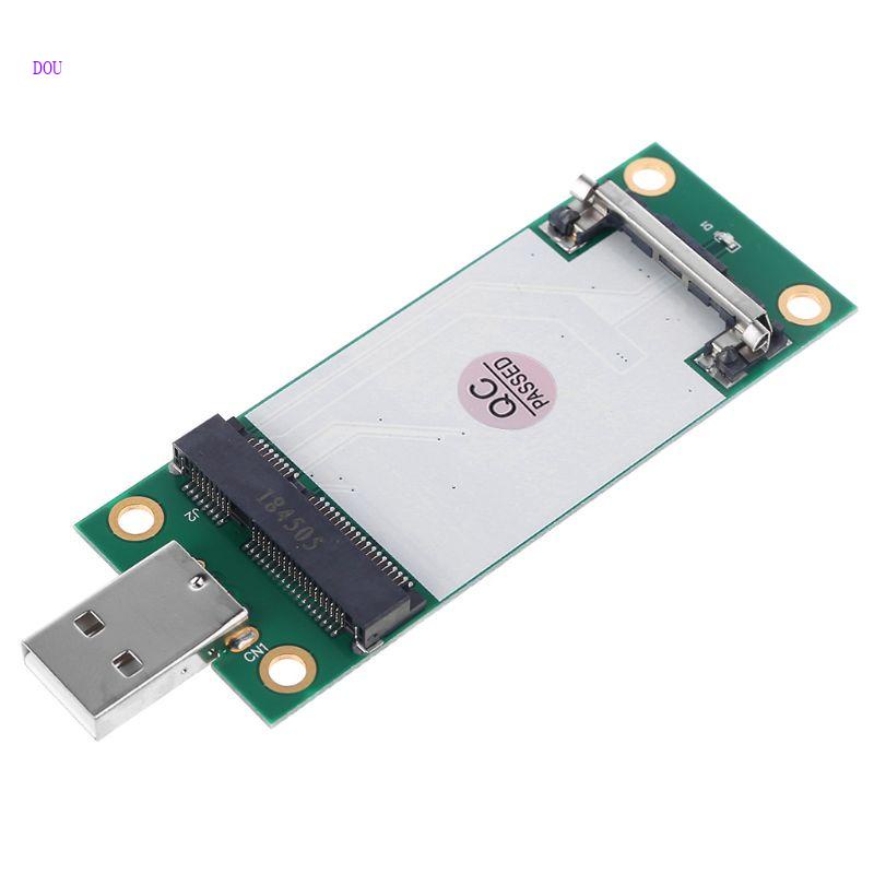 Dou Mini PCI-e Wireless WWAN 轉 USB 適配器卡,帶插槽 SIM 卡,適用於