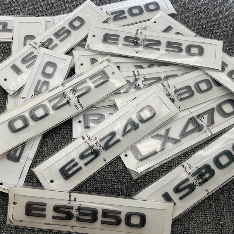 Lexus 凌志 標誌 貼標 車標 改裝 ES200 ES250 ES260 ES350 車標貼 改裝後備箱字母貼 尾標