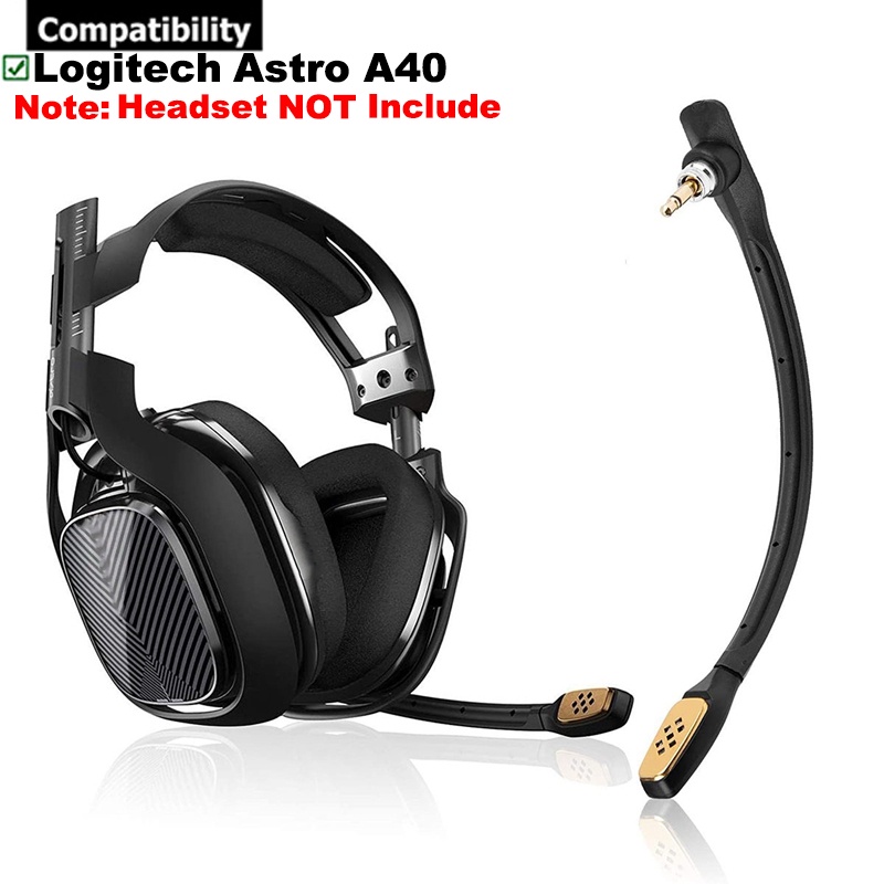 1 件適用於羅技 Astro A40 A40TR 遊戲耳機耳機維修零件的替換遊戲麥克風麥克風電纜