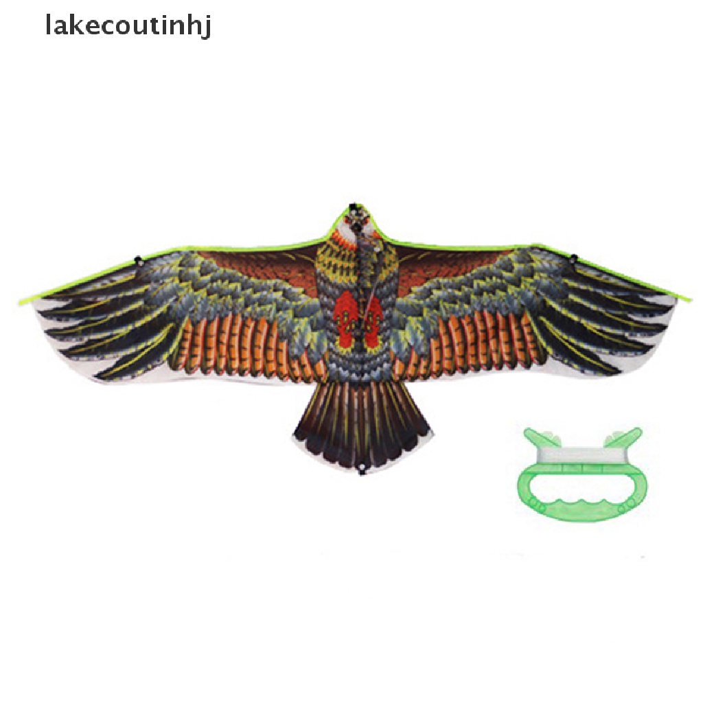Lakecou 1.1m鷹風箏帶30米風箏線兒童飛鳥風箏戶外玩具tinhj