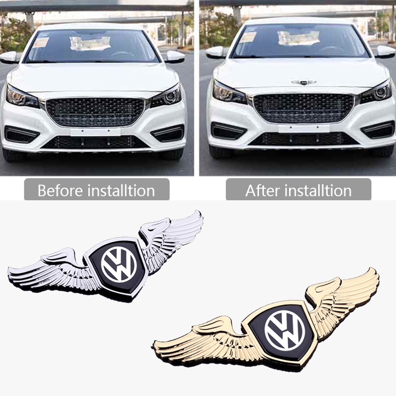 適用於 Volkswagen VW R Vento Beetle Jetta Tiguan 金屬汽車前罩發動機罩蓋標誌貼