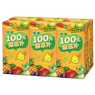 波蜜 100%蔬果汁(160mlX6包/組)[大買家]