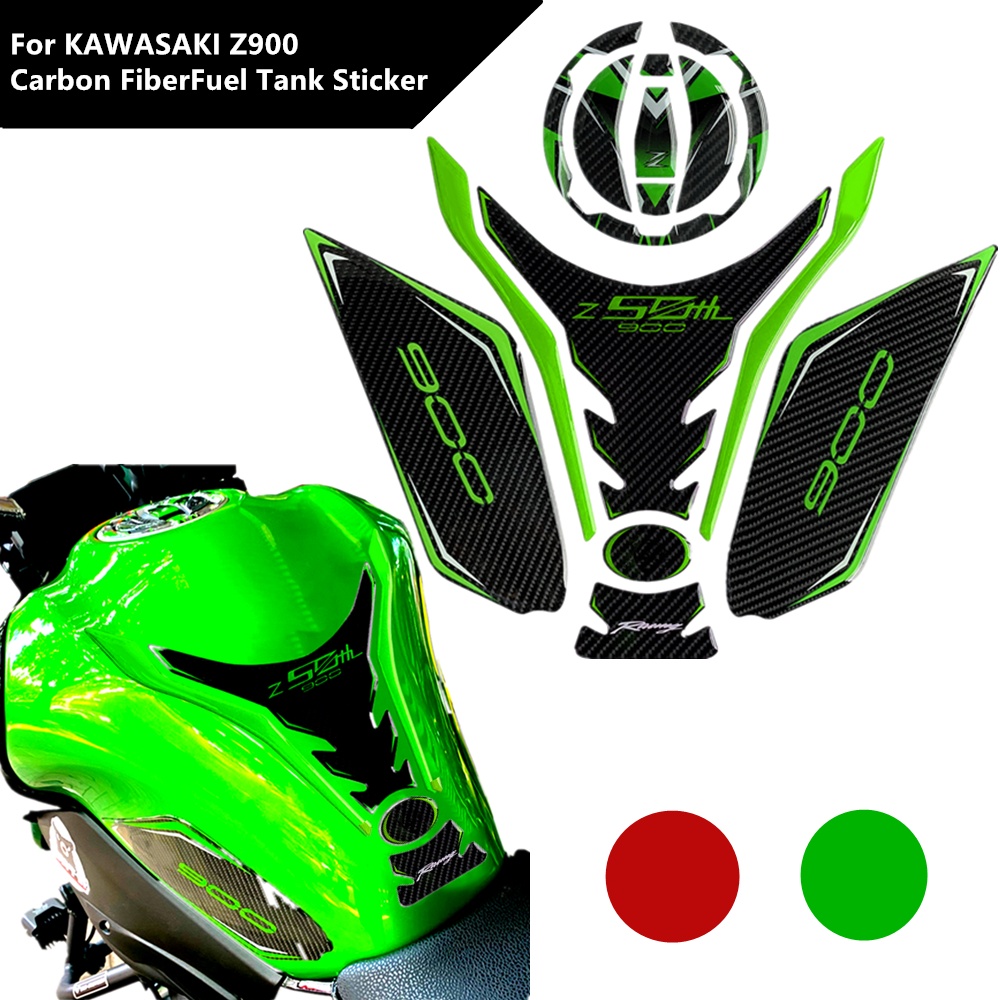 KAWASAKI 川崎 Z900 Z 900 50TH 3D摩托車碳纖維油箱貼油氣蓋保護罩改裝配件