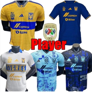 23/24 Tigers home&Away Soccer Jersey 男式藍色球員版足球衫