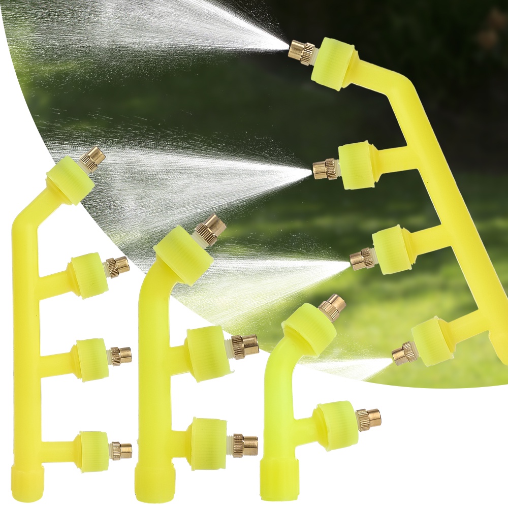 通用農用霧化噴霧器噴嘴/可調式多功能黃銅噴嘴/花園草坪灑水器灌溉噴頭/澆水工具配件