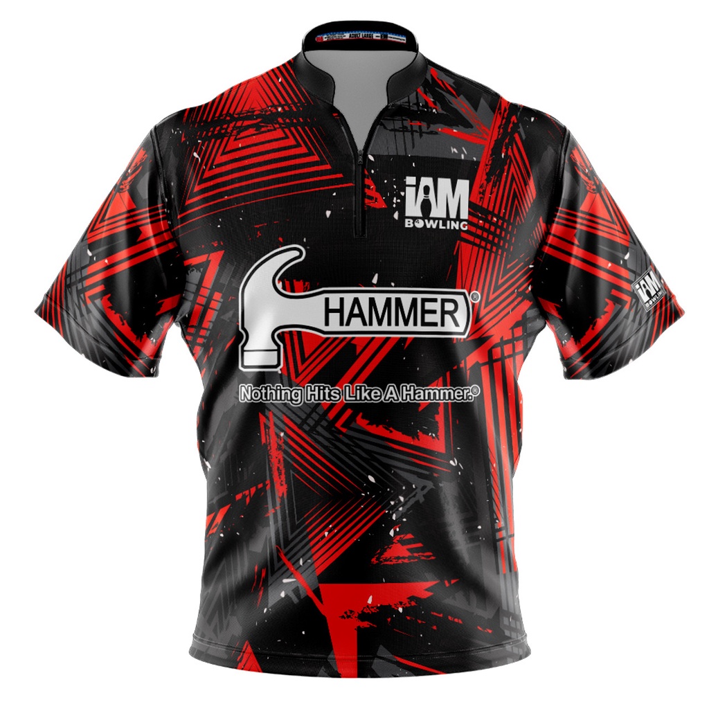 Hammer DS 保齡球衫 - 2015-HM 3D 拉鍊領保齡球衫 DIY 名稱