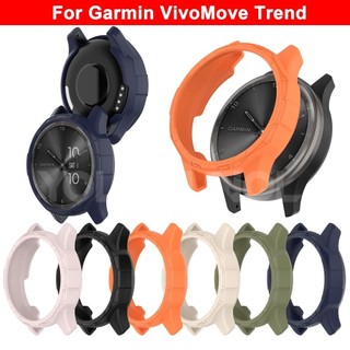 佳明Garmin VivoMove Trend 鎧甲矽膠保護套 Vivo Move Trend 彩色TPU保護殼