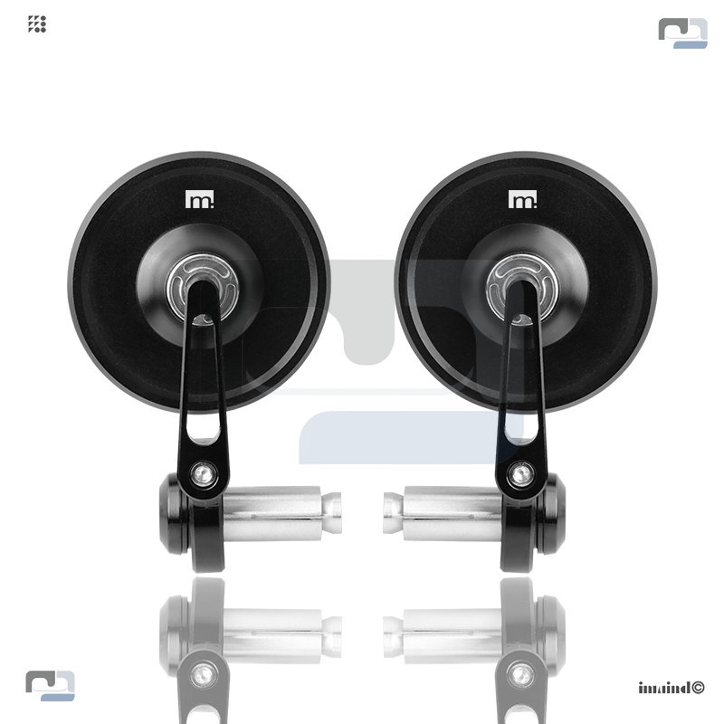 【麥德浩科技】適用於Kawasaki川崎 Z900RS 鋁合金反光鏡 CNC手把鏡 復古后視鏡 通用款