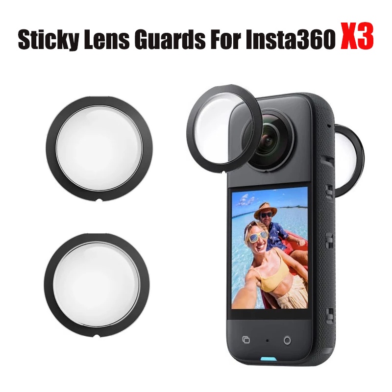 適用於 Insta360 One X3 保護配件的粘性鏡頭護罩