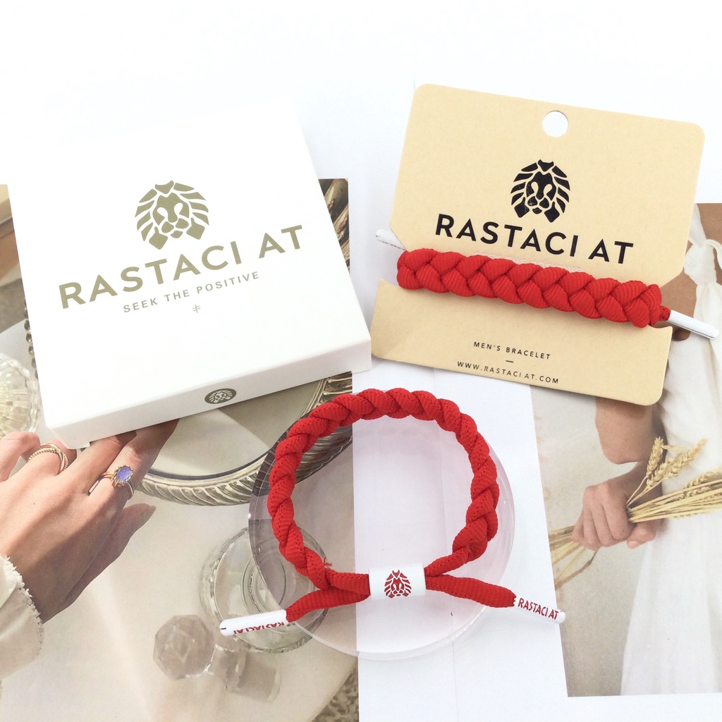 RASTAClAT 紅白扣中性手鍊帶高級禮盒獨家設計沙灘夏季熱賣特價聖誕禮物生日禮物