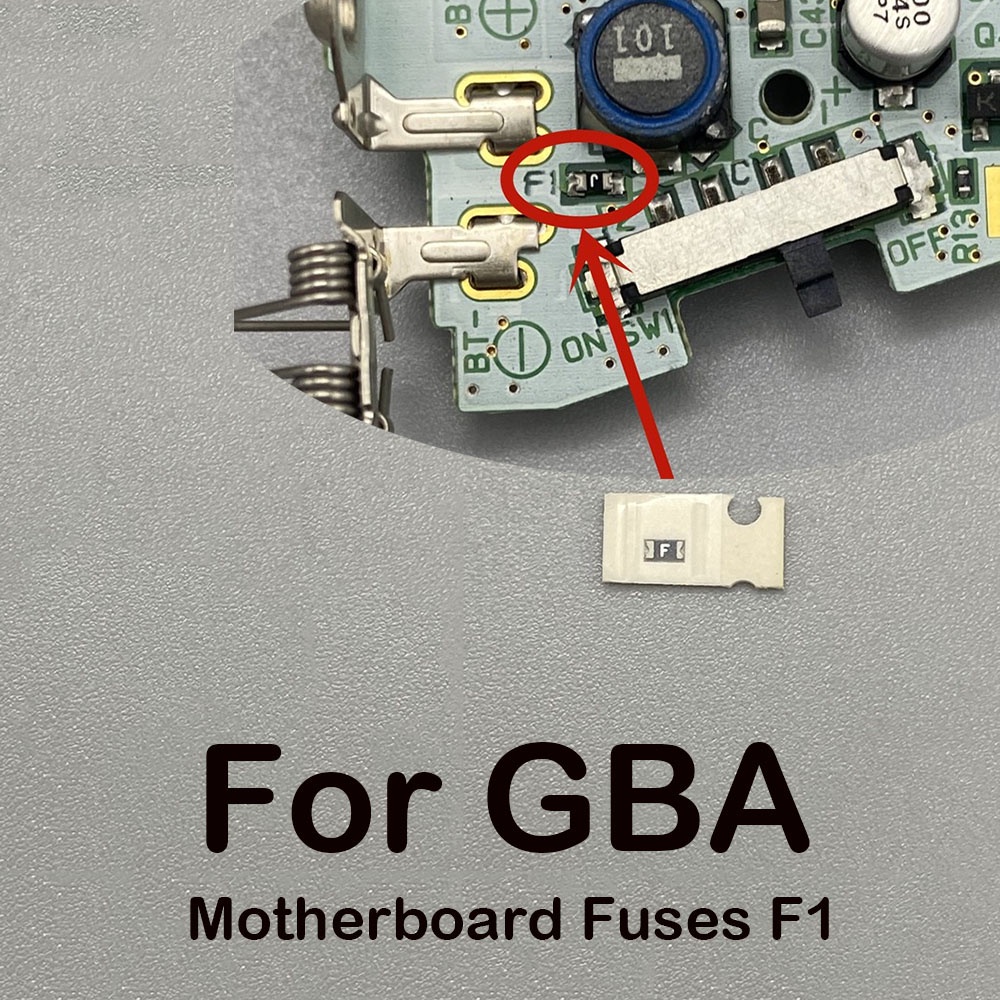 1pcs F1 保險絲用於 GBA 保險絲主板維修組件