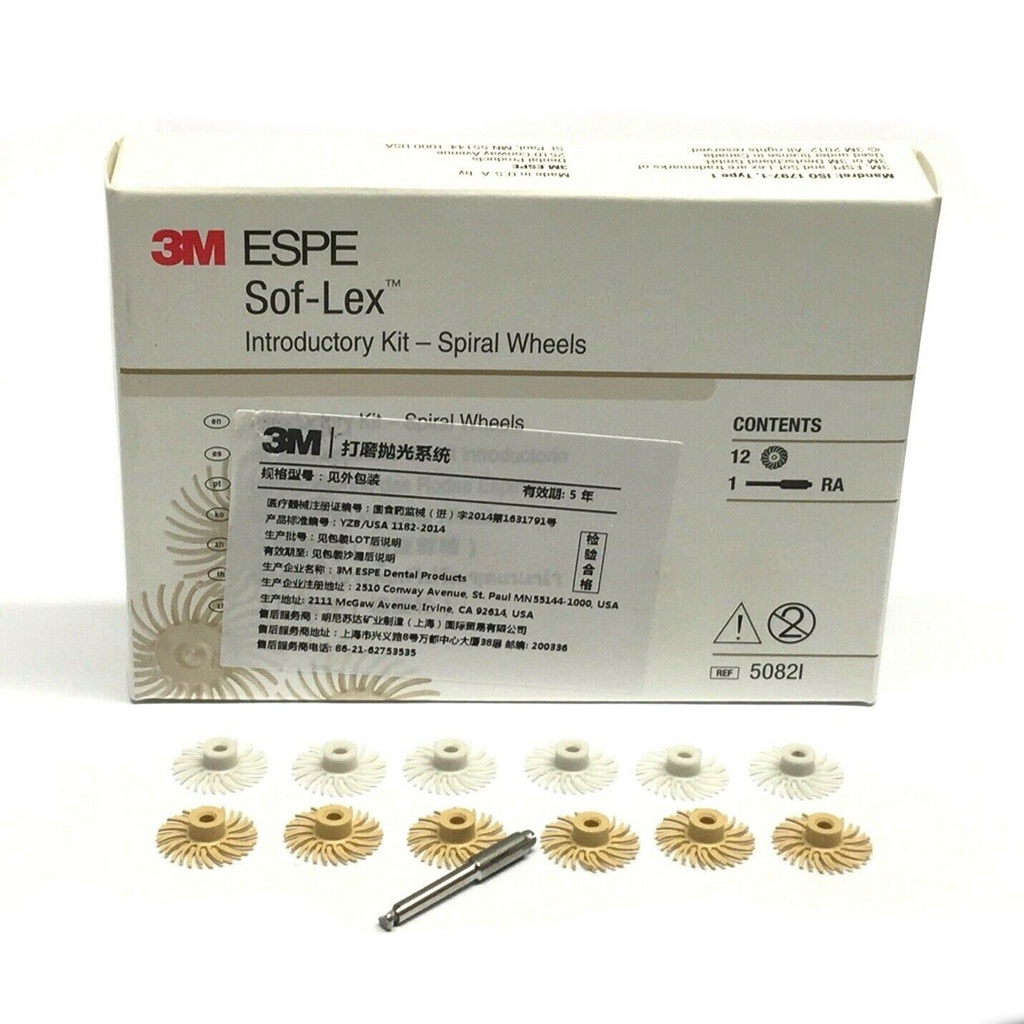 3m ESPE Dental Sof-Lex 輪廓和拋光系統 5082i Sof-Lex 拋光骰子