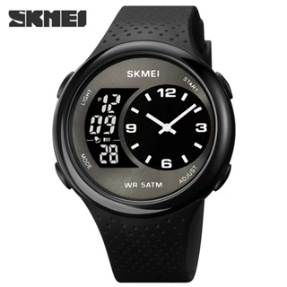 Skmei1899 男士多功能計時日曆手錶時鐘 reloj hombre 創意 3 時間背光數字運動手錶