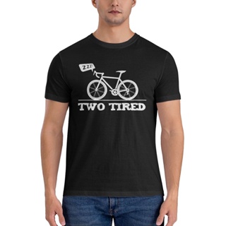 兩個疲倦的自行車騎手超級促銷 T 恤寬鬆款式