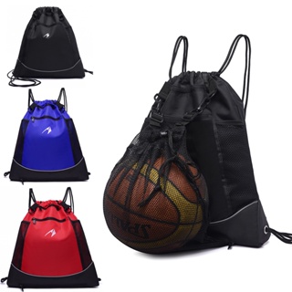 籃球包足球排球背包抽繩口袋背包男女戶外運動包防水多功能