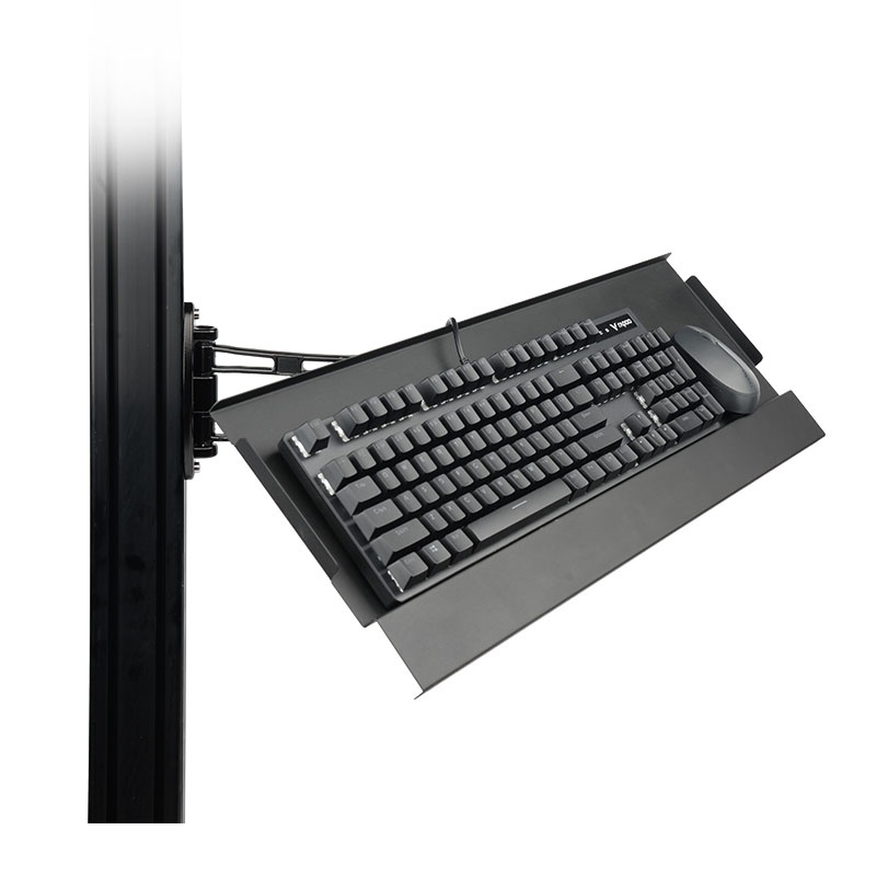 賽車模擬器無線鼠標鍵盤托可伸縮鋁材可旋轉調節鍵盤桌椅支架專用