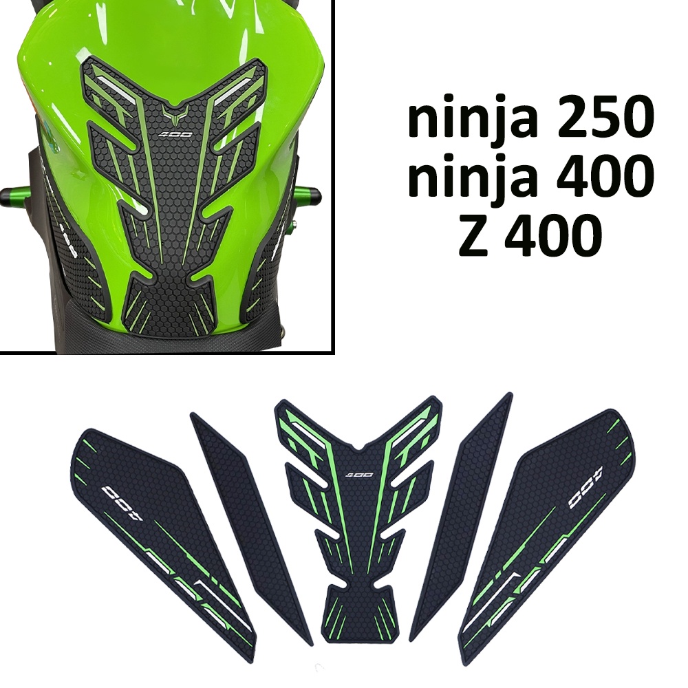 適用於 Ninja 250 Ninja400 Z400 z 400 2018-2022 摩托車油箱墊保護貼貼紙貼花氣膝握