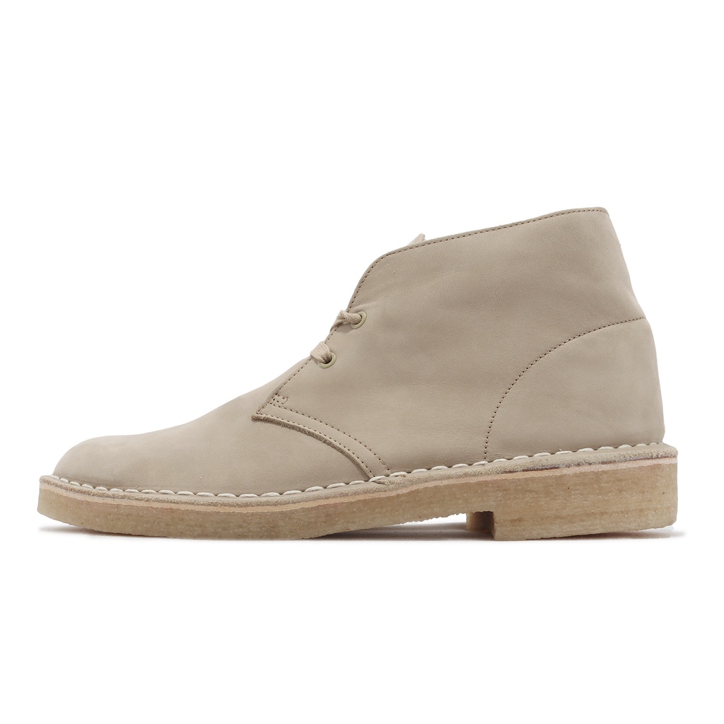 Clarks 克拉克 Desert Boot 英國 經典 沙漠靴 淺棕色 牛巴革 男鞋【ACS】 26165802