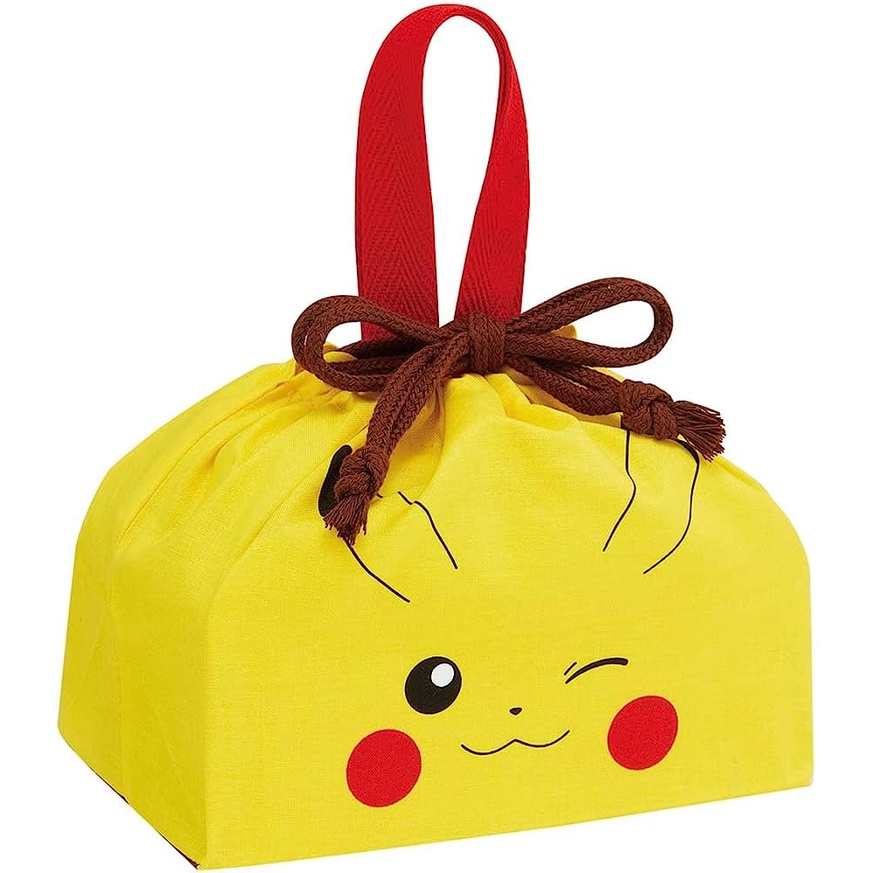 現貨 日本製 SKATER 皮卡丘 兒童餐袋 束口便當袋 便當袋 午餐袋 收納包 兒童便當袋 袋子 收納袋 富士通販