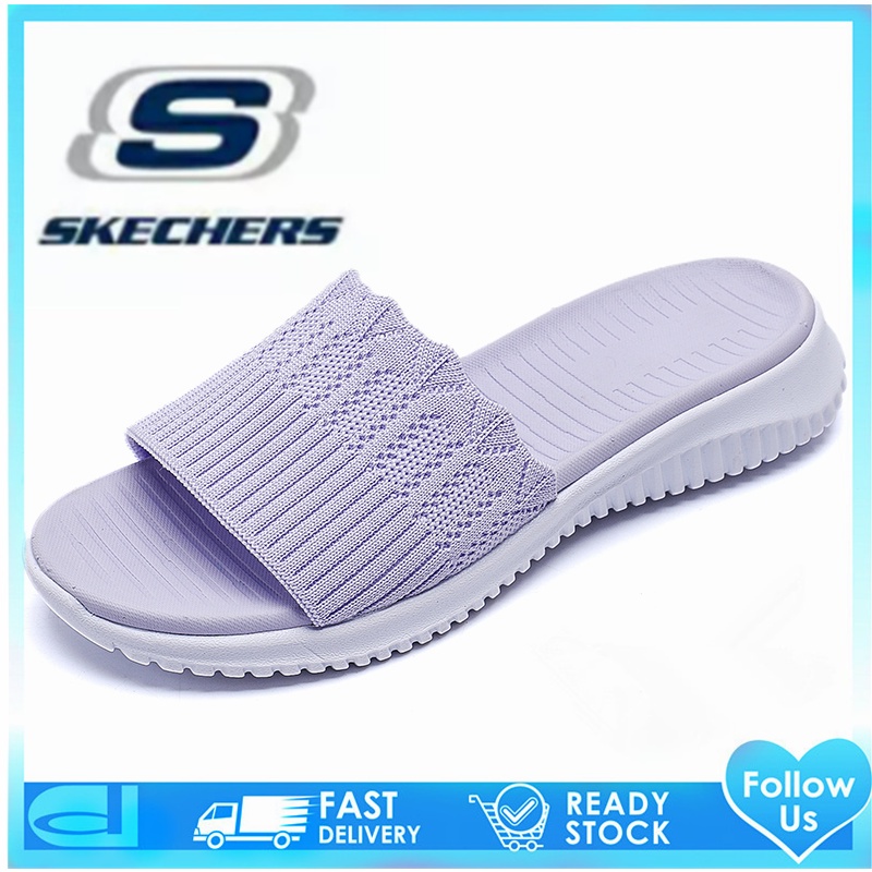 Skechers_go Walk Arch Fit 半拖鞋平底鞋女夏季涼鞋女士休閒運動拖鞋