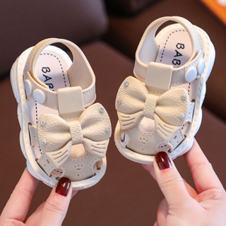 女童涼鞋夏季寶寶學步鞋公主鞋軟底嬰兒0-3歲兒童幼兒園包頭童鞋