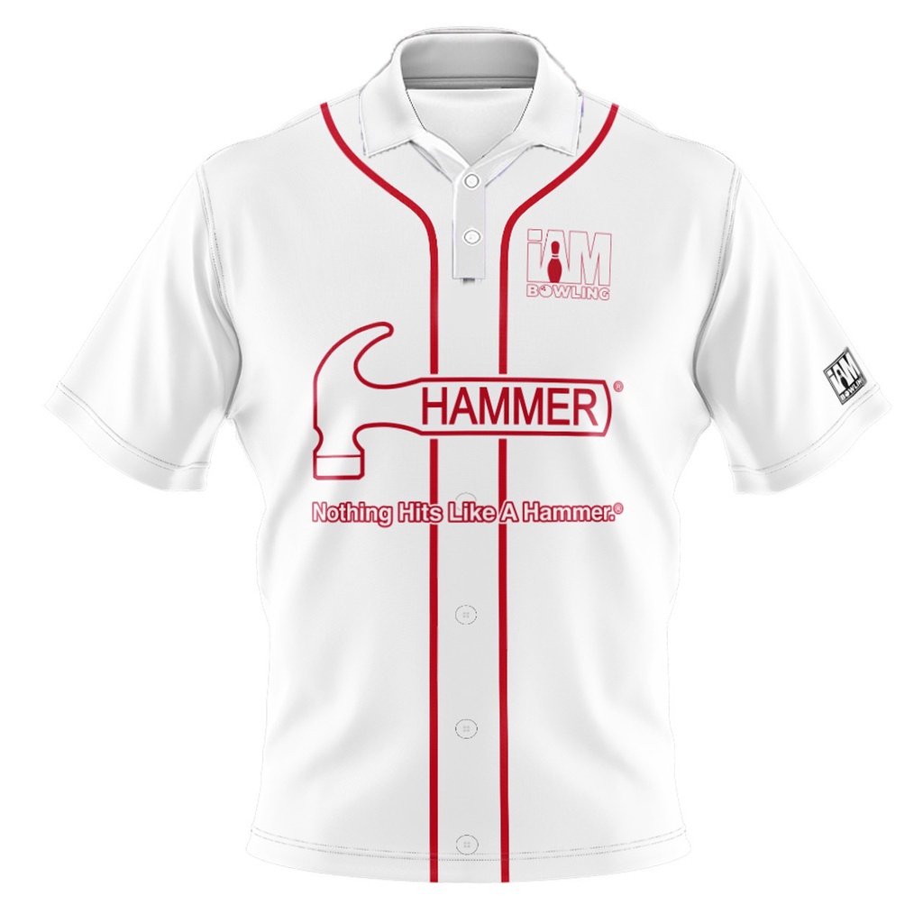 Hammer DS 保齡球設計 3D Polo 衫速乾透氣休閒運動裝 2024