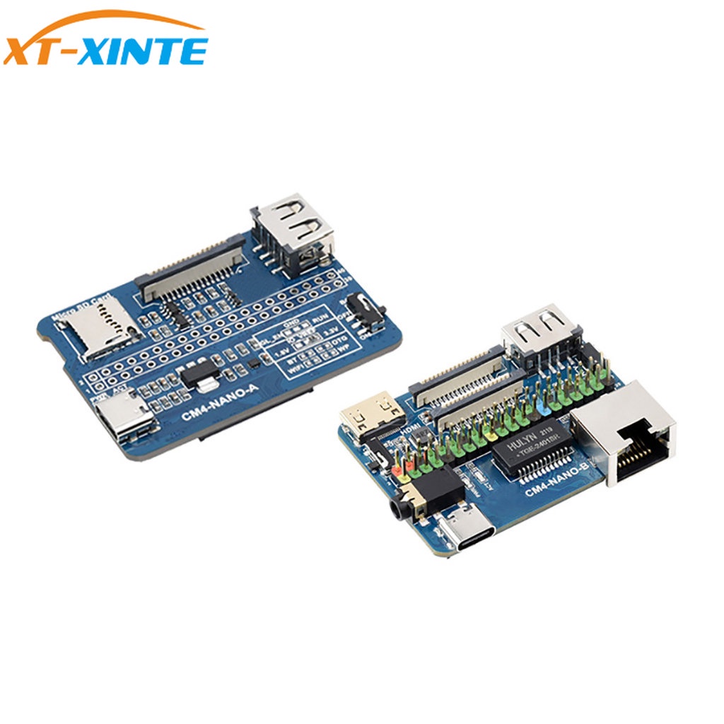 Xt-xinte CM4 Nano 基板,帶 USB2.0 A 型 CSI 端口,適用於 Raspberry Pi -