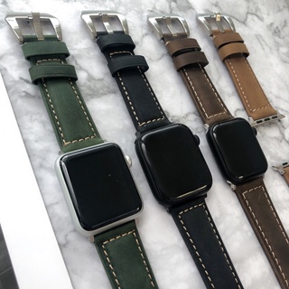 ［Moon] 復古錶帶Apple WatchS8/S7/SE/6/5/4/3/2/1真皮錶帶 41 42 45 44錶帶