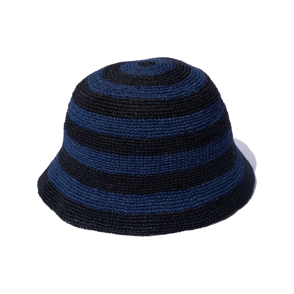 DEMARCOLAB R&amp;R RAFFIA HAT (BLACK)