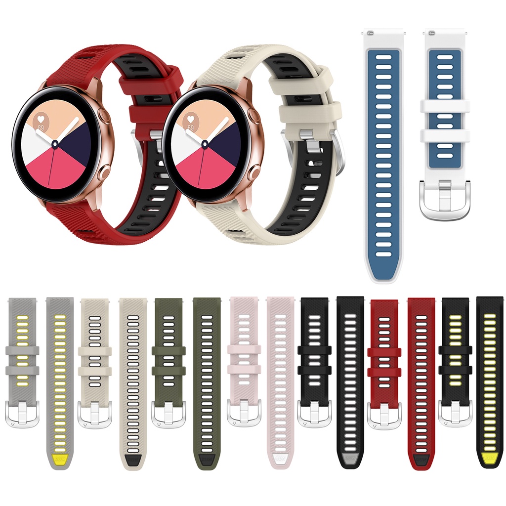 SAMSUNG  RUN矽膠錶帶 三星手錶 Galaxy Watch Active 2 40 毫米 44 毫米