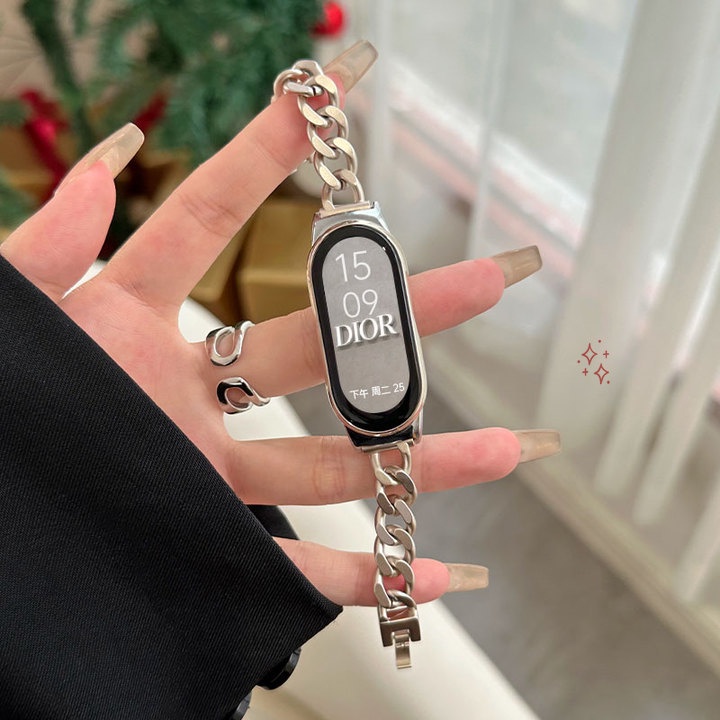 金屬氣質款 小米手環8錶帶 NFC版通用 透氣 小米8錶帶 金屬錶帶 小米8手環錶帶 小米手環8 nfc 錶帶