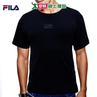 FILA 涼感圓領短袖衫(M~XL)男內衣 內搭 外穿 涼感速乾【愛買】