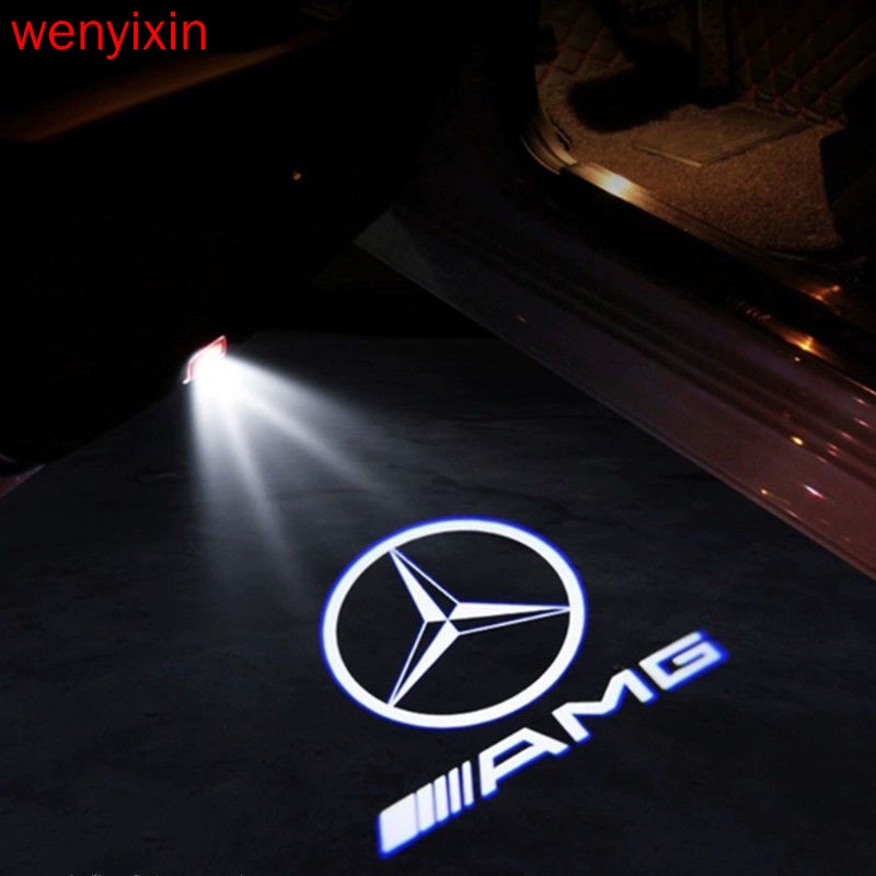 現貨 賓士 Benz 迎賓燈 不褪色原廠款 W205 CLA W176 W246 W212 W213車門燈 照地燈 鐳射