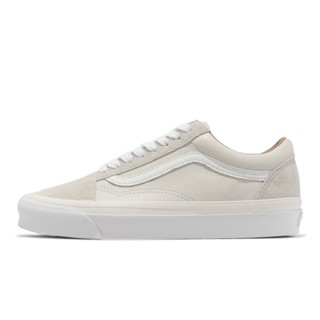 Vans 休閒鞋 OG Old Skool LX Vault 白 皮革 麂皮 高端支線 男女鞋 VN0A5FBEWHT