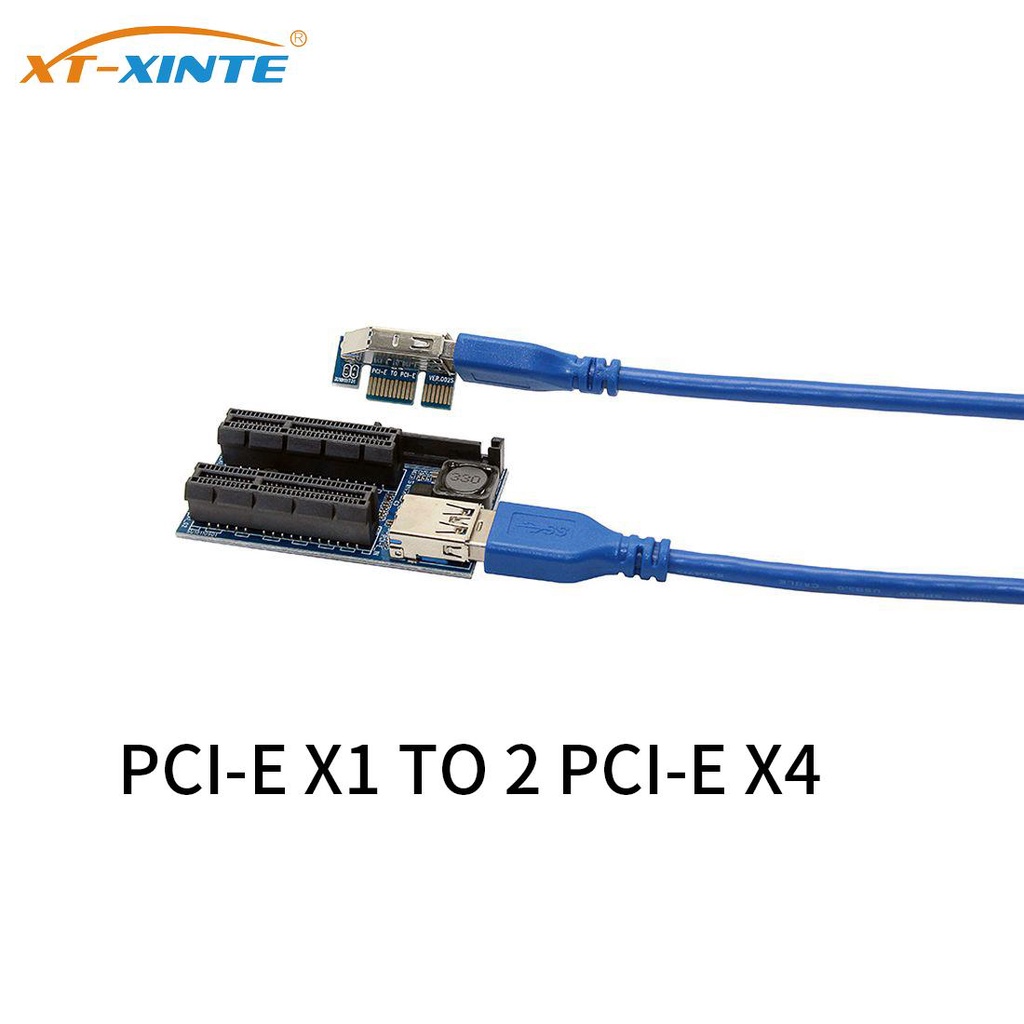 Xt-xinte PCI-E 附加卡 PCI Express USB 3.0 適配器提升器擴展器 PCIE 提升器 US