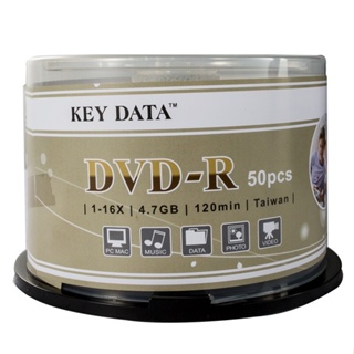 KEY DATA 花藤 16X DVD-R(50片桶)[大買家]