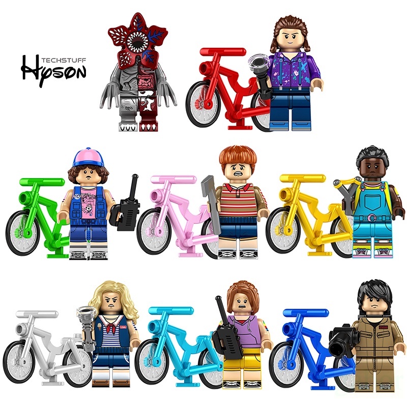 【金孫積木】怪奇物語 怪奇 魔神 單車 警長 達斯汀 11 美劇 Stranger Things  積木