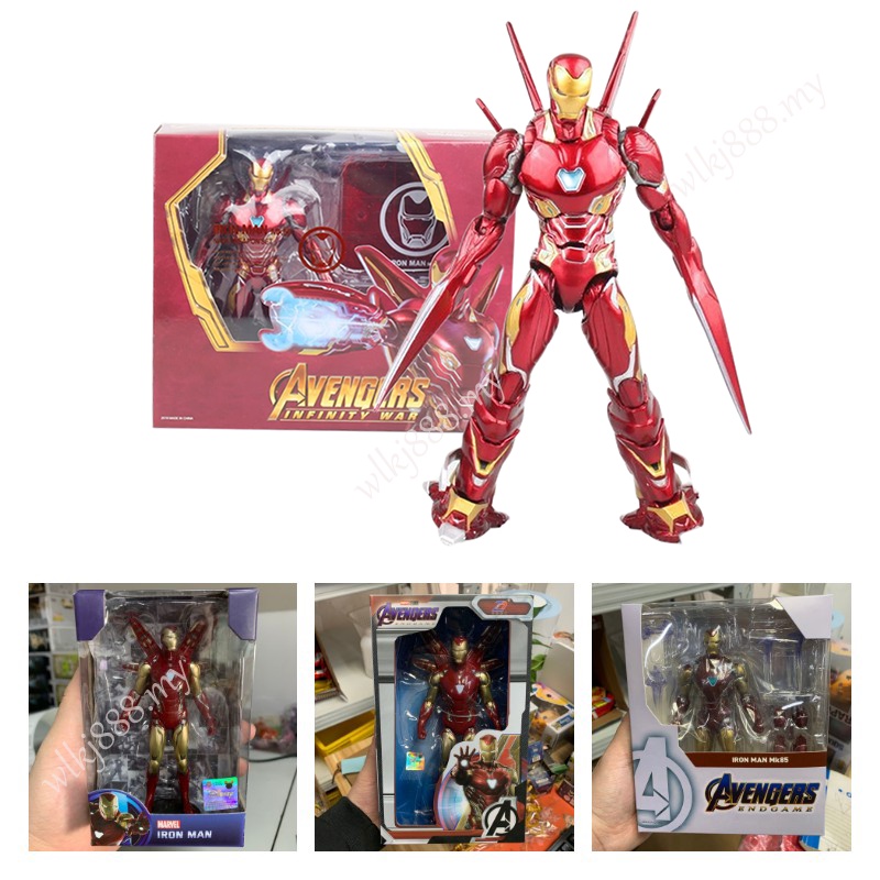 MARVEL Shf MK50 鋼鐵俠 MK85 MK46 復仇者聯盟漫威火龍可動人偶玩具模型玩偶公仔