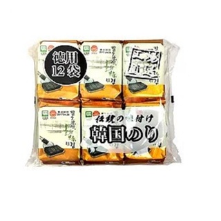 orionjako韓國麻油風味海苔12入